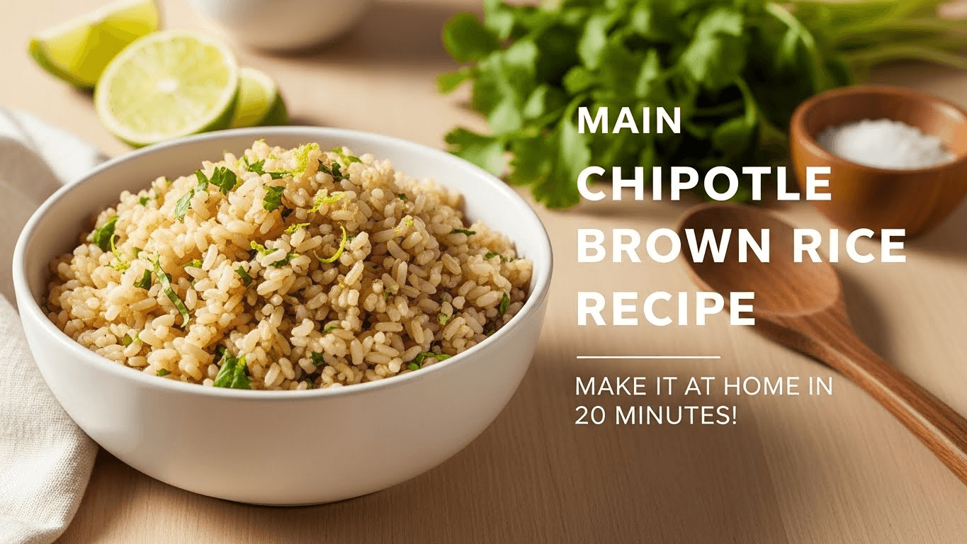 Chipotle Brown Rice Recipe 2026 - Authentic Copycat Cilantro-Lime Brown Rice