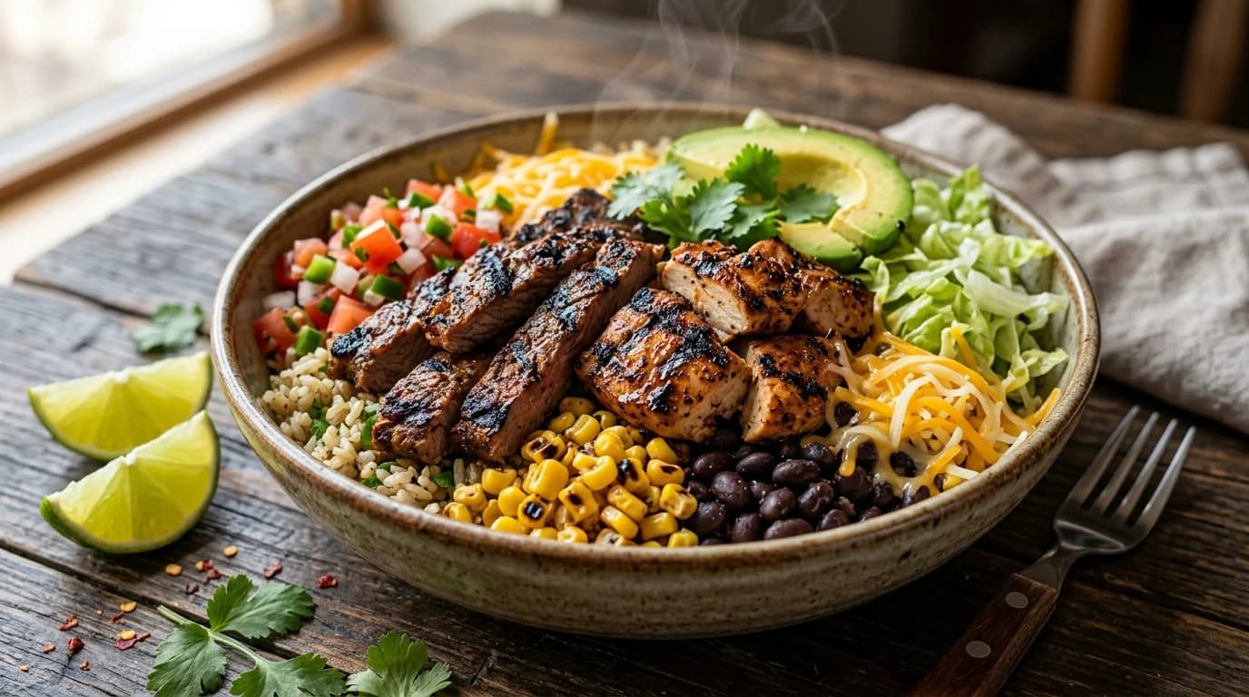 Double High Protein Bowl - Chipotle menu item, 760 calories, $13.65