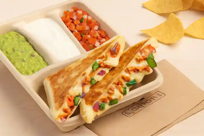 The Quesarito - Burrito wrapped in cheese quesadilla