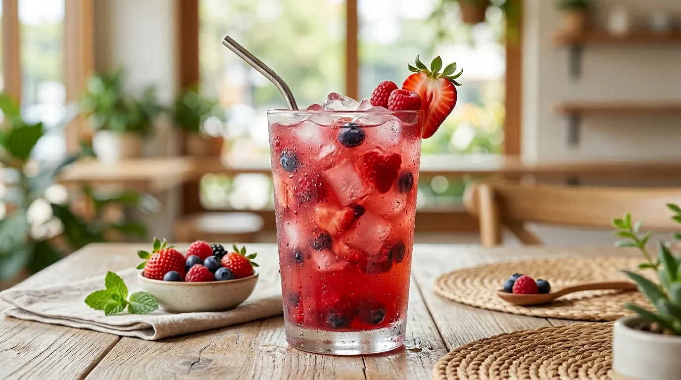Organic Berry Agua Fresca Organic Berry Agua Fresca