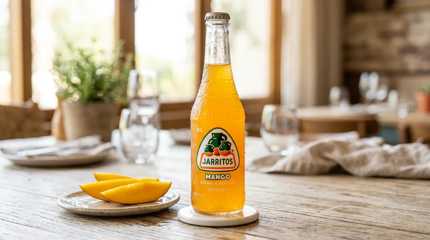 Jarritos Mango - Chipotle menu item, 300 calories, $3.50