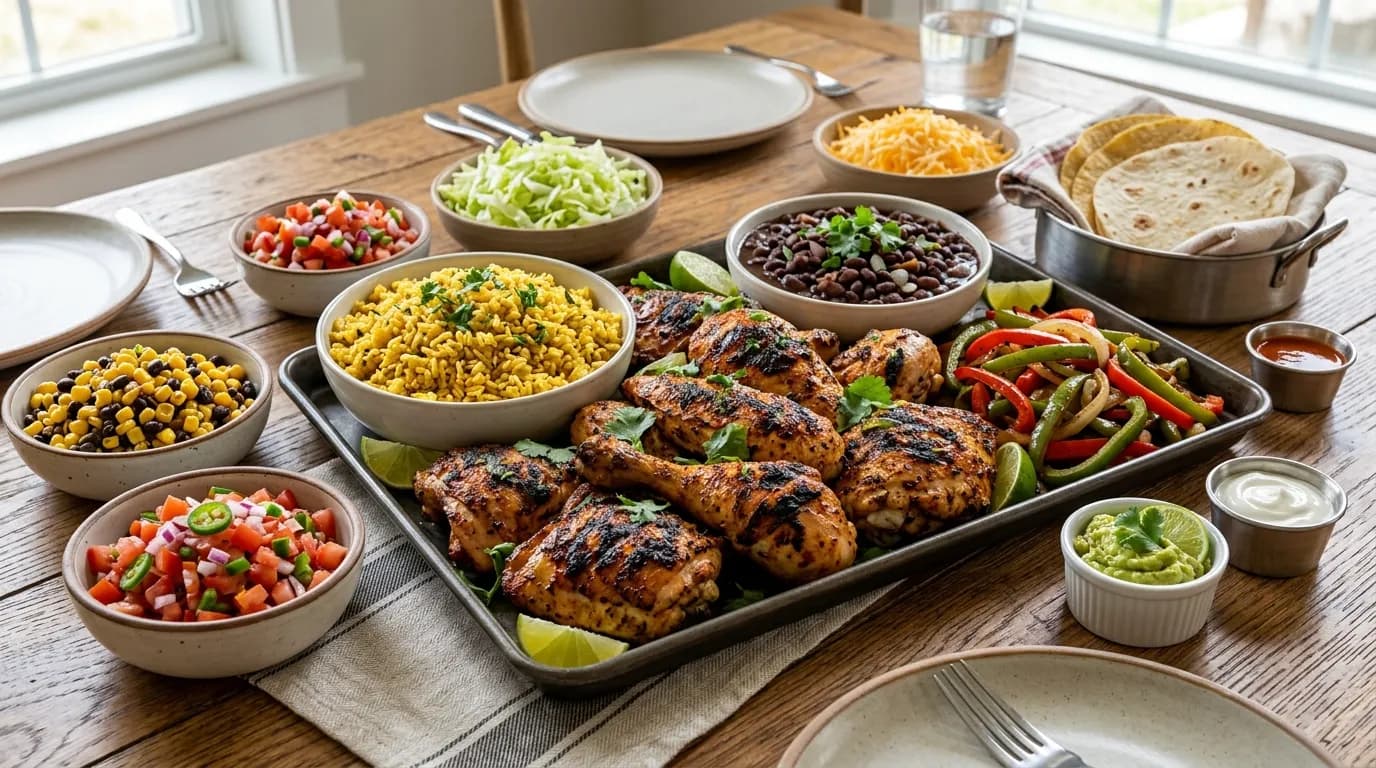 Chicken Family Meal (Serves 4-6) - Chipotle menu item, 300 calories, $44.25