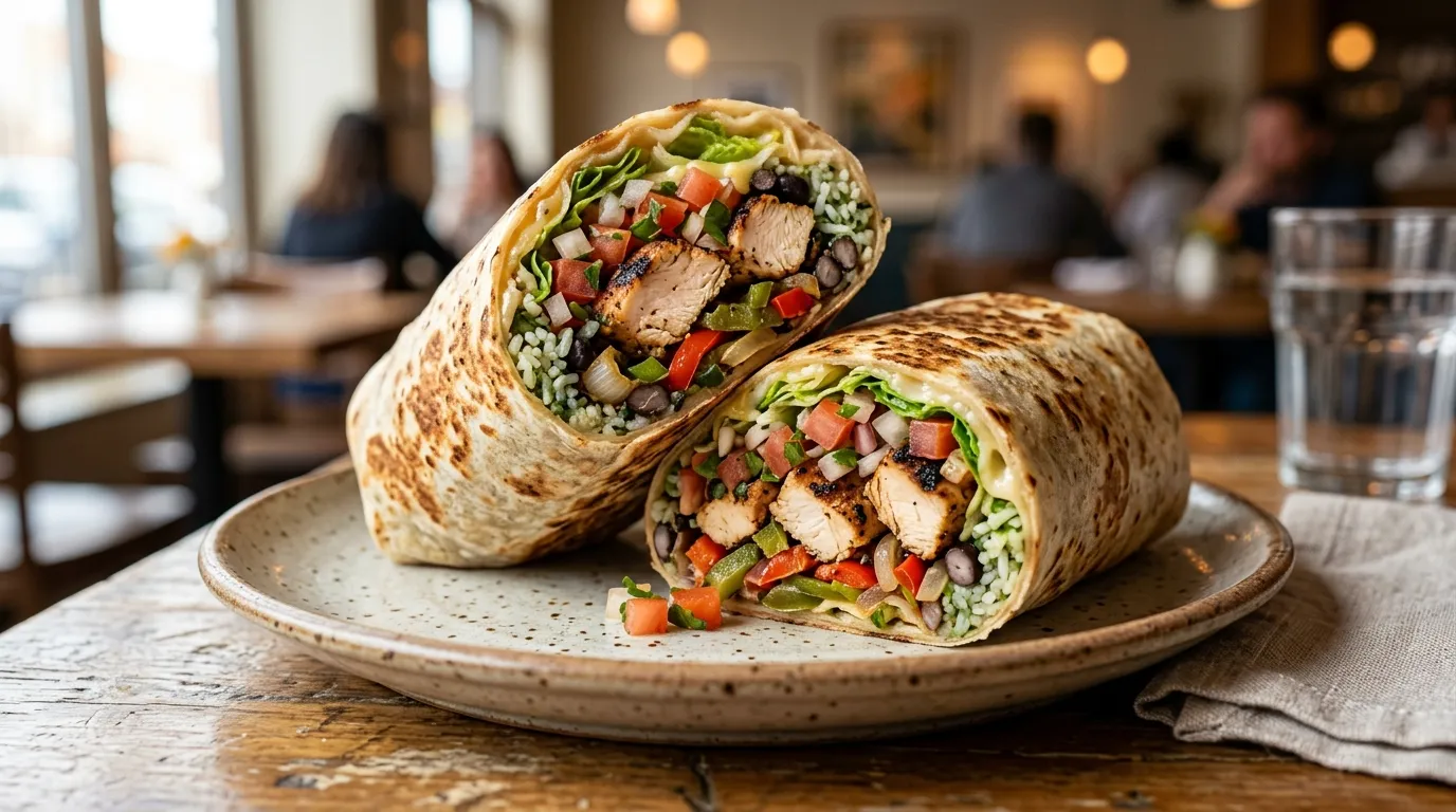 Double Protein Burrito - Chipotle menu item, 300 calories, $16.45