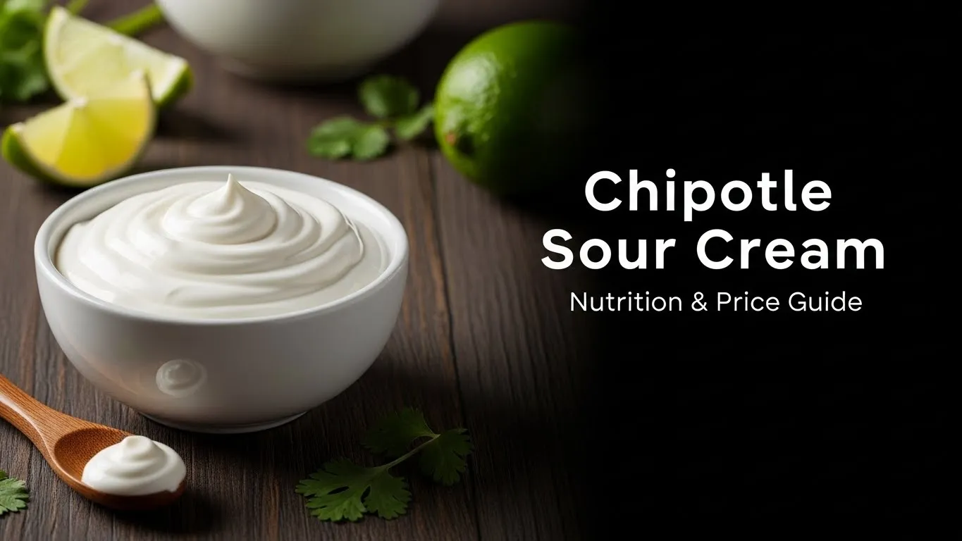 Chipotle Sour Cream Nutrition Guide