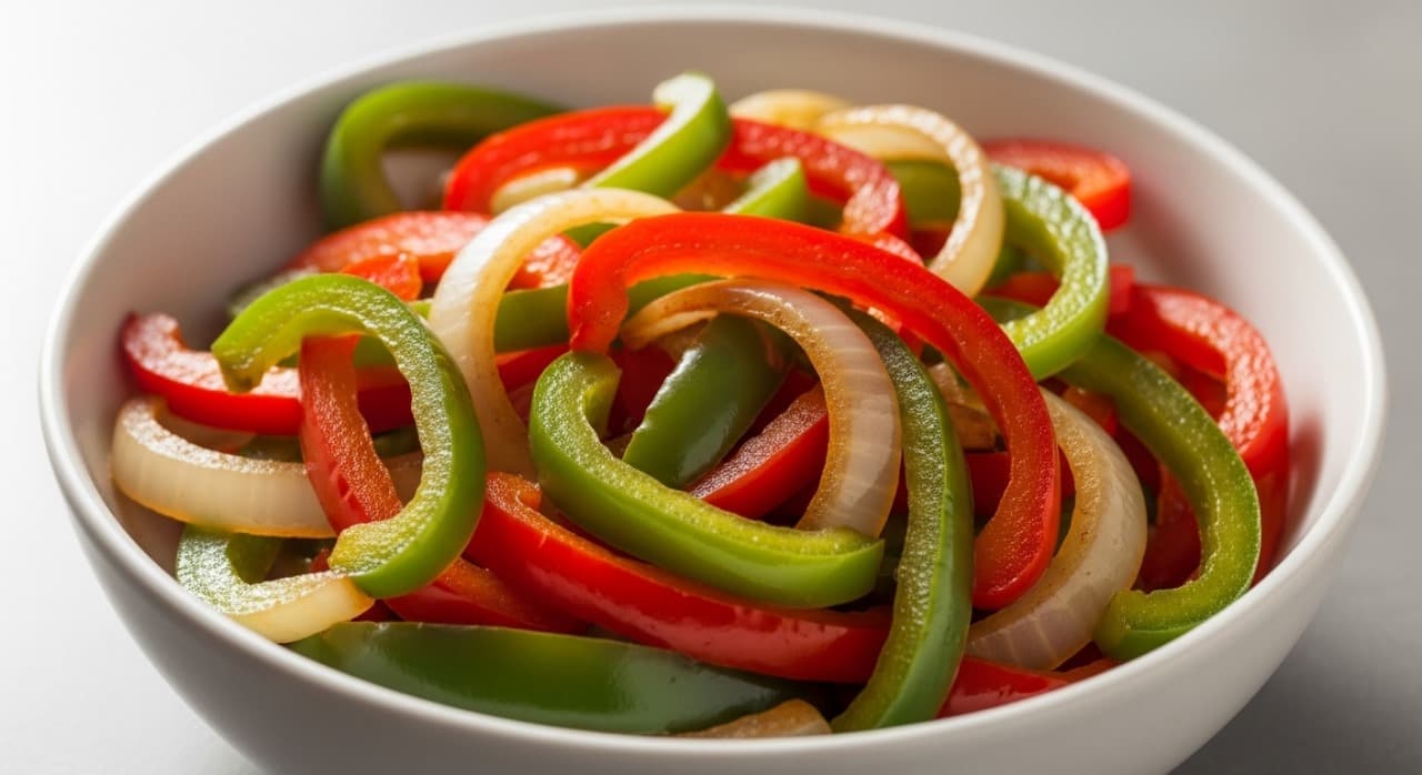 Fajita Veggies - Grilled bell peppers and onions