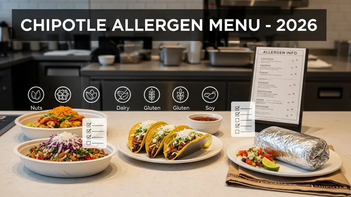 Chipotle Allergen Menu 2026 - Complete Safe Ordering Guide