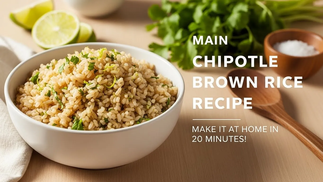 Chipotle Brown Rice Recipe 2026 - Authentic Copycat Cilantro-Lime Rice