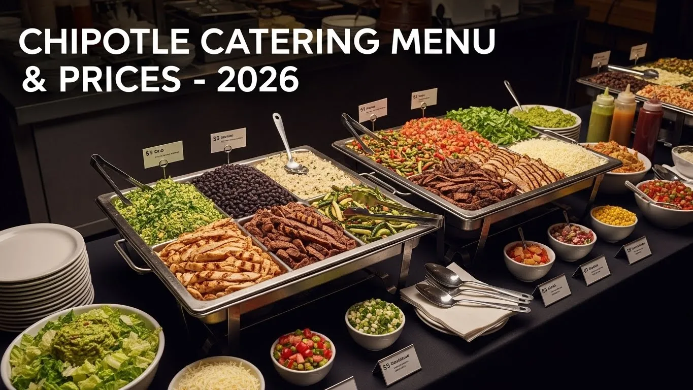 Chipotle Catering Menu Guide
