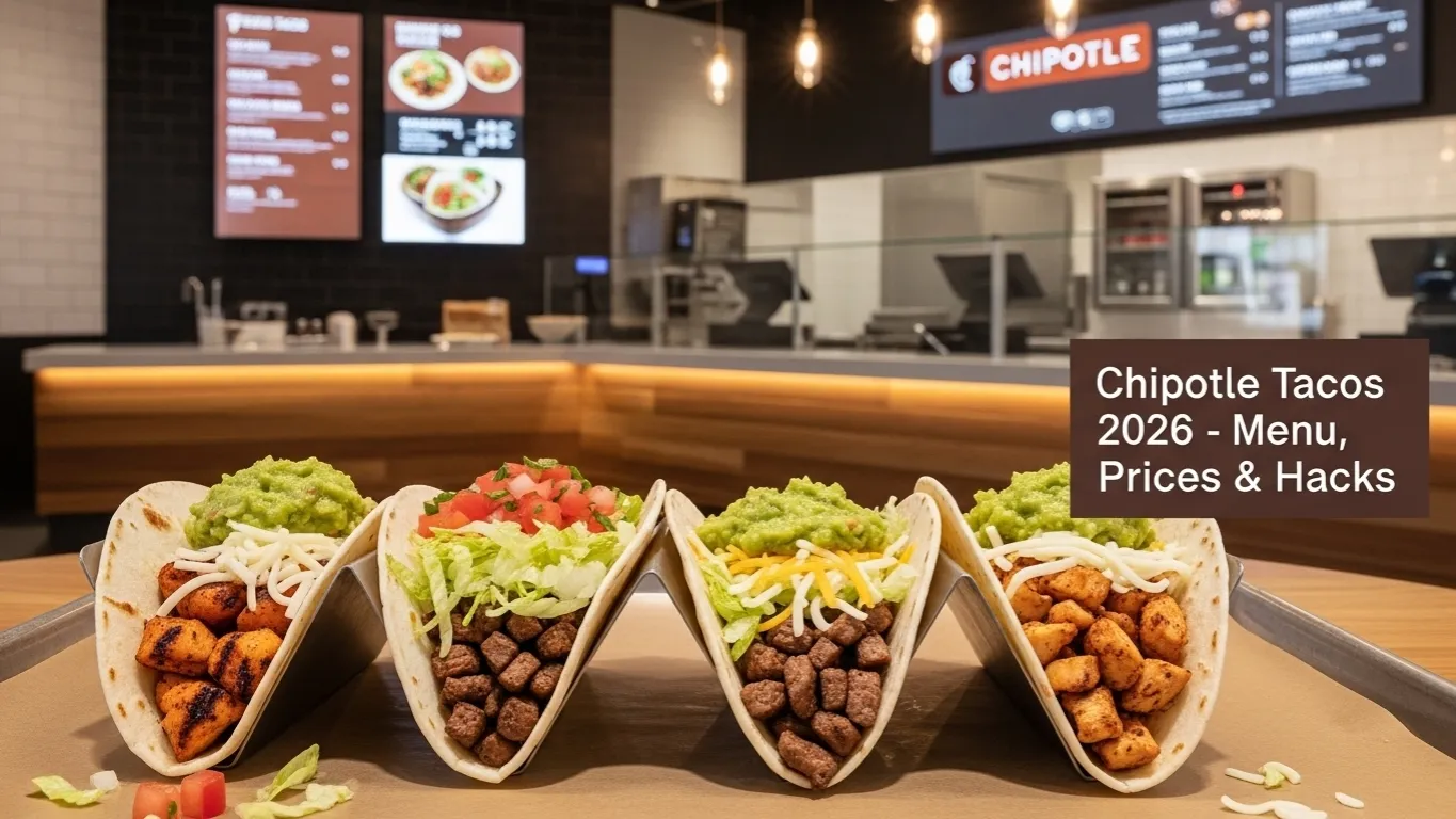 Chipotle Tacos 2026 - Complete Menu Guide with Prices